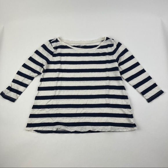 Gap Womens Shirt, Blue White Striped Small - Picture 2 of 6